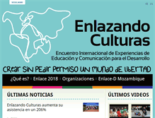 Tablet Screenshot of enlazandoculturas.cicbata.org